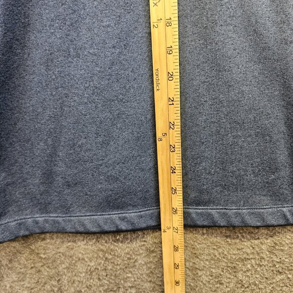 The North Face Canyonlands 1/2 Zip Pullover Fleece Sweater Zip Pocket Blue XL - Picture 5 of 8